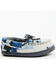 Image #2 - Twister Toddler Boys' Southwestern Print Moccasins, Blue, hi-res