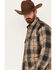 Ariat Men's Heston Shirt Flannel Jacket, Tan, hi-res