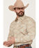 Image #2 - Stetson Men's Paisley Print Long Sleeve Pearl Snap Western Shirt, Tan, hi-res