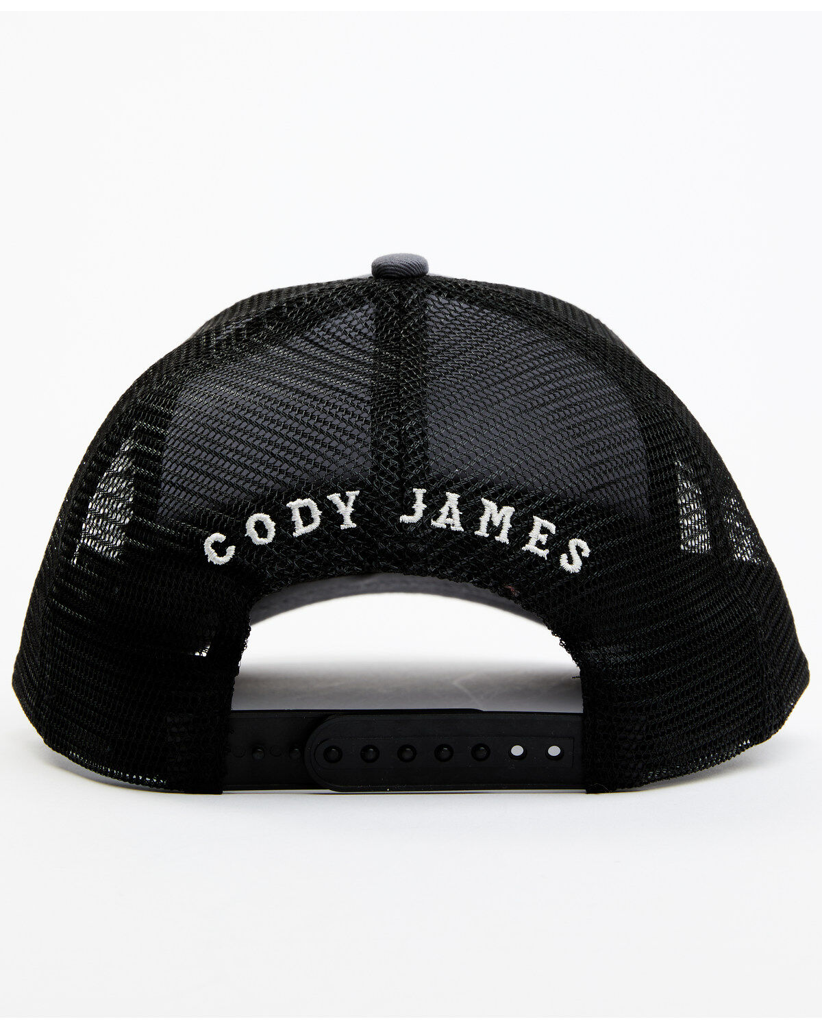 Image #3 - Cody James Men's Live Free Steer Head Ball Cap, Dark Grey, hi-res
