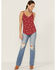 Shyanne Women's Star Print Cami, Red, hi-res