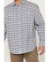 Image #3 - Resistol Men's Starke Small Plaid Long Sleeve Button Down Western Shirt, White, hi-res