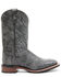 Laredo Men's Charcoal Geo Stitch Western Boots - Broad Square Toe, Charcoal, hi-res