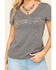 Image #4 - Idyllwind Women's Boss Lady Grey V-Neck Trustie Tee, , hi-res