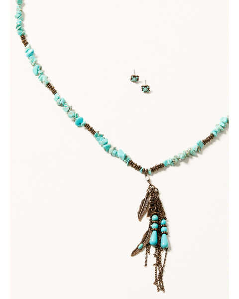 Shyanne Women's Mystic Skies Necklace & Earrings Set - 2-Piece, Rust Copper, hi-res