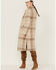Image #4 - Angie Women's Plaid Print Duster Shacket, , hi-res