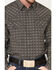 Gibson Men's Coal Miner Geo Print Snap Western Shirt , Black, hi-res