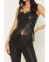 Image #4 - Idyllwind Women's Roycroft Faux Leather Fringe Bustier, Black, hi-res