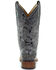 Image #7 - Corral Women's Vintage Python Inlay Western Boots - Square Toe, Black, hi-res