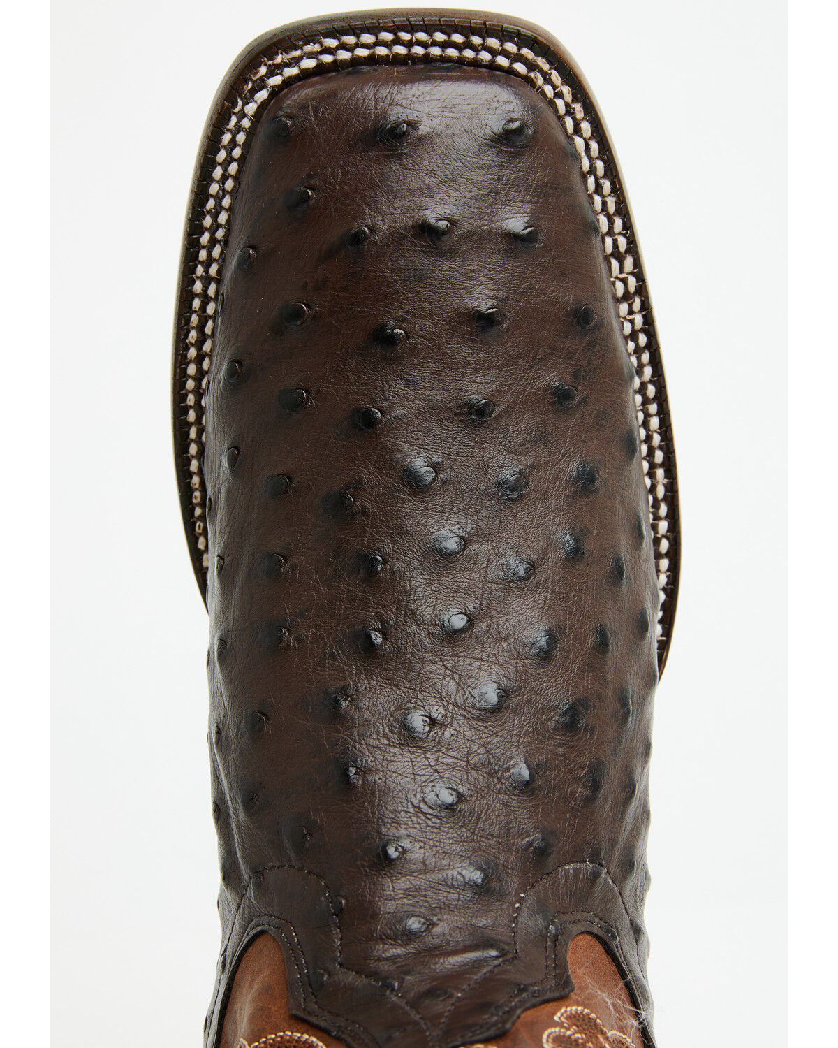 Ariat Men's Classic Cash Exotic Ostrich Western Boots - Broad Square Toe