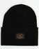 Image #1 - Troll Co Woven Label Beanie, Black, hi-res
