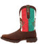 Image #3 - Durango Men's Mexico Flag Western Performance Boots - Steel Toe, Sand, hi-res
