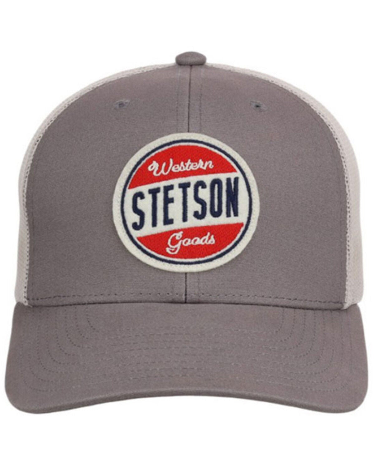Stetson Men's Logo Ball Cap, Grey, hi-res