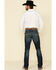 Image #2 - Wrangler 20X Men's No.42 Lawton Dark Stretch Vintage Slim Bootcut Jeans, , hi-res