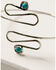 Image #2 - Shyanne Women's Silver & Turquoise Upper Arm Band Bracelet , Silver, hi-res