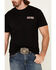 Cowboy Hardware Men's Live Wild Live Free Flag Logo Short Sleeve T-Shirt , Black, hi-res