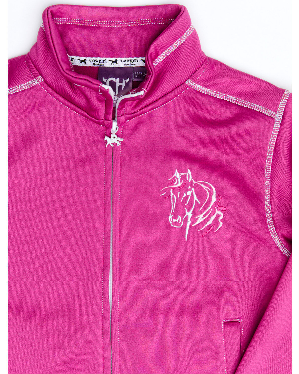 hot pink zip up jacket