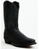 Image #1 - Laredo Men's Cody Performance Western Boots - Square Toe, Black, hi-res
