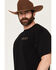 Image #2 - Ariat Men's Bison Legend Short Sleeve Boxy Graphic T-Shirt, Black, hi-res
