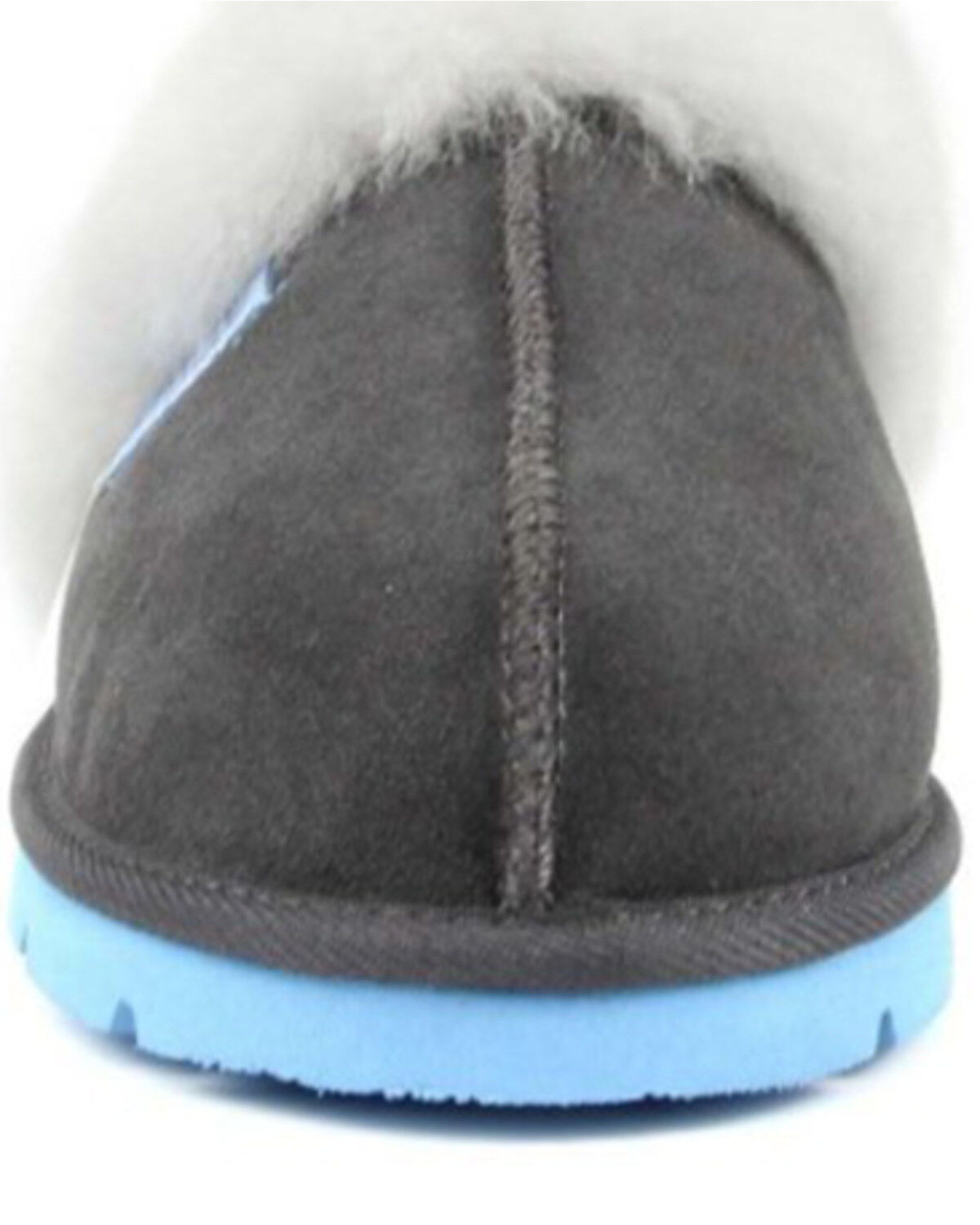 Image #4 - Superlamb Women's Onager Charcoal Suede Leather Casual Slip-On Mule, , hi-res