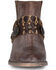 Image #3 - Circle G Women's Harness Fashion Booties - Round Toe, Dark Brown, hi-res