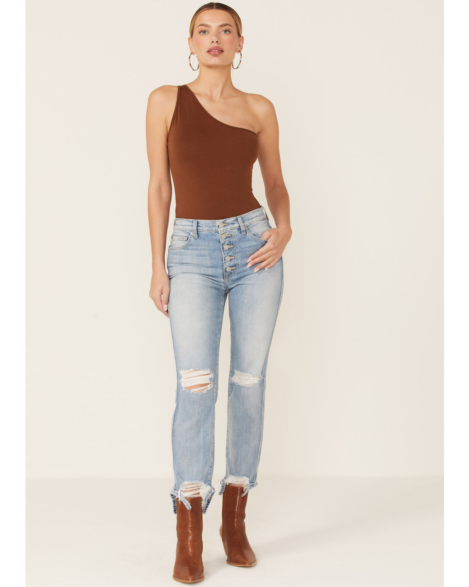 7 For All Mankind Women s High Rise Crop Denim Jeans Boot Barn