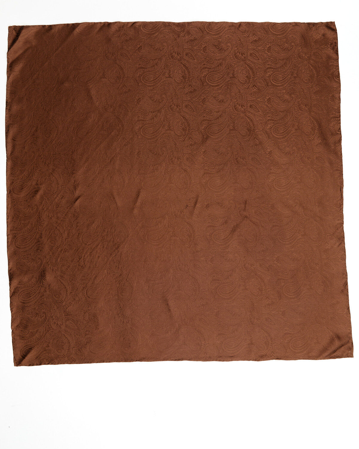 Image #3 - Cody James Men's Silk Wild Rag Scarf, Brown, hi-res