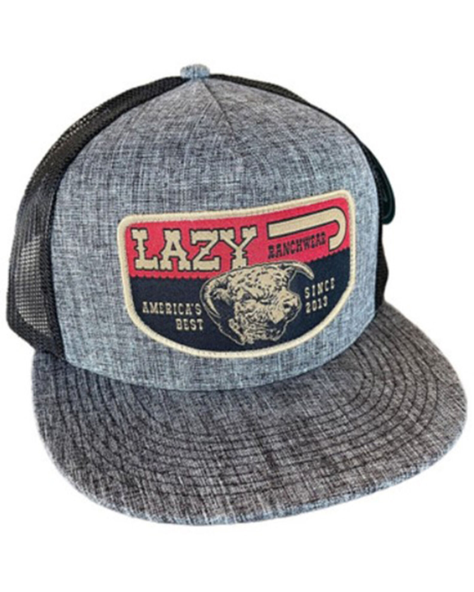 Lazy J Ranch Wear Men's America's Best Patch Trucker Cap