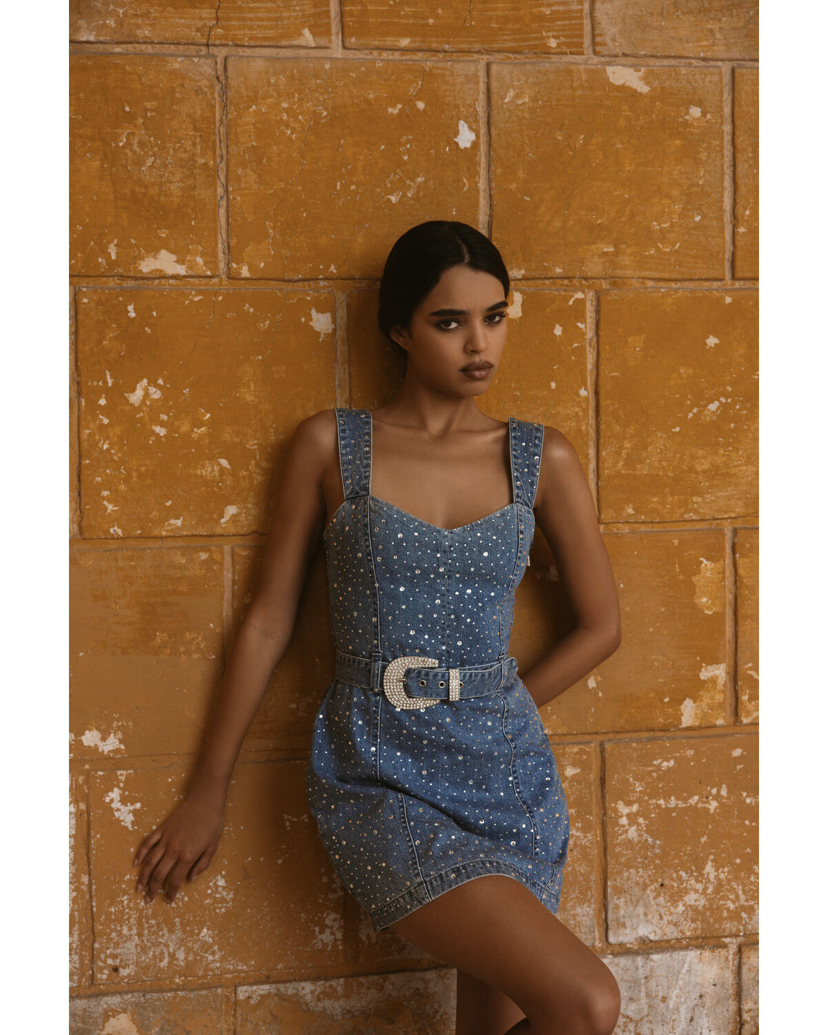 Image #1 - Show Me Your Mumu Women's Vegas Rhinestone Mini Dress, , hi-res