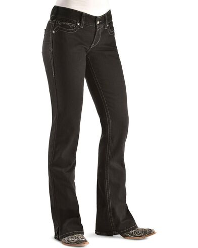 Ariat Women's Real Denim Black Boot Cut Riding Jeans | Boot Barn