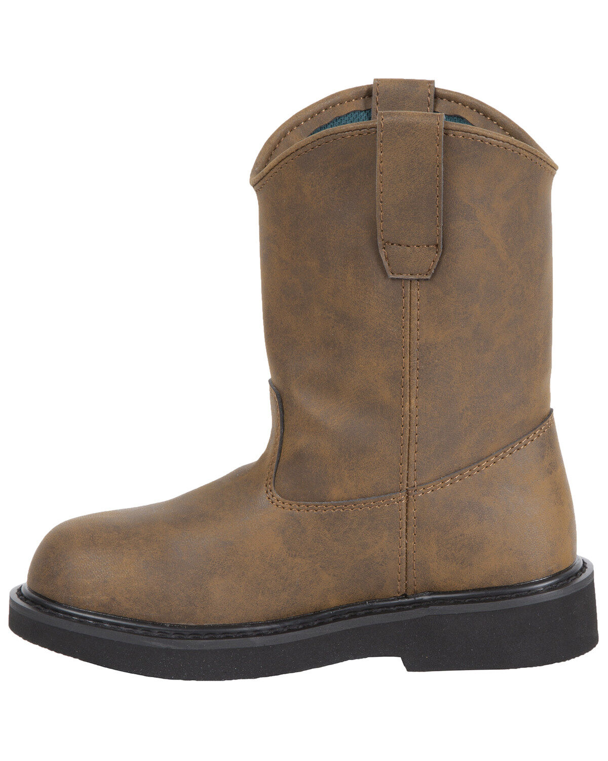 kids slip on work boots