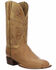 Image #1 - Lucchese Men's Handmade Lance Smooth Ostrich Boots - Square Toe , , hi-res