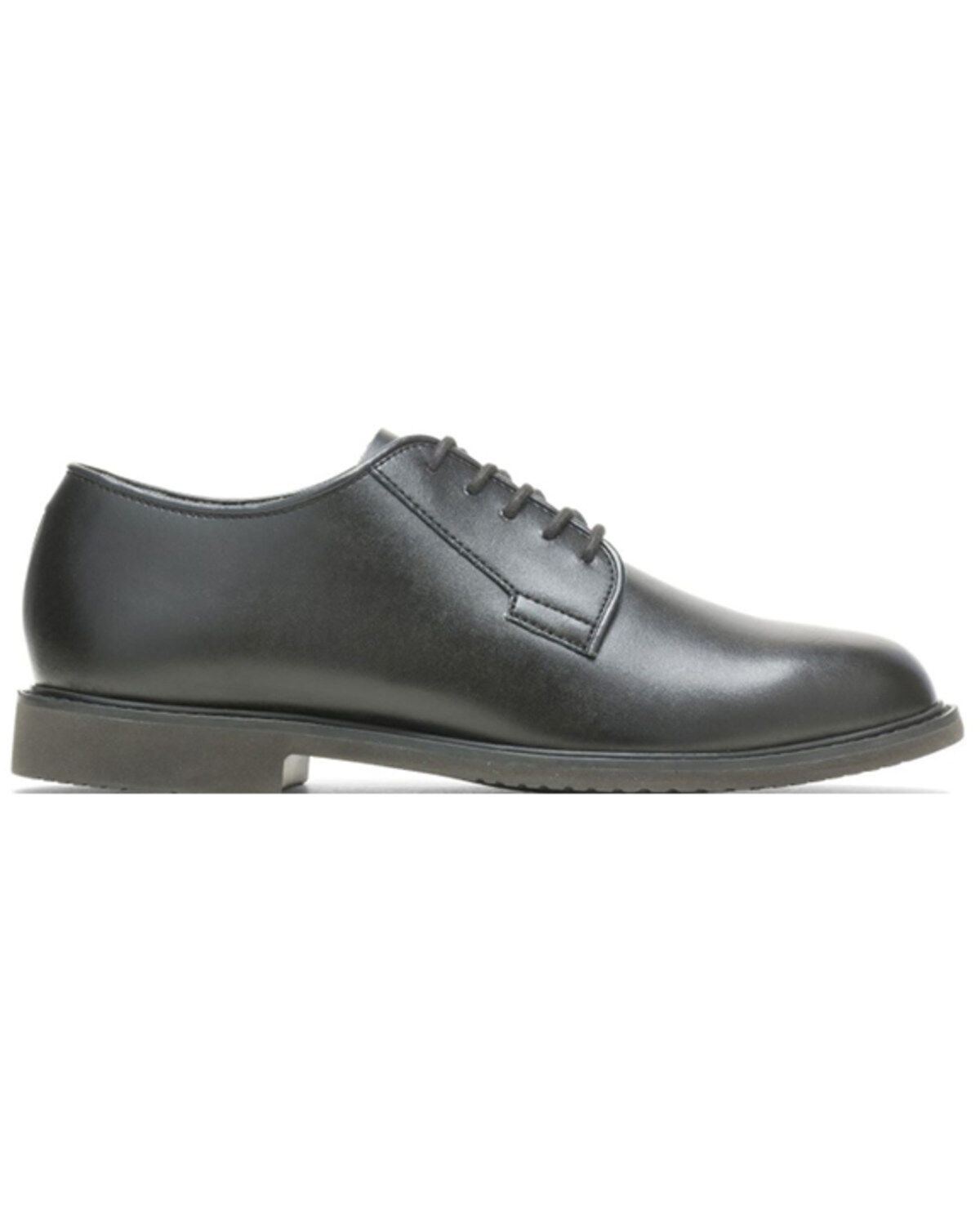Image #2 - Bates Men's Sentry High Shine Lace-Up Work Oxford Shoes - Round Toe, Black, hi-res