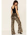 Image #3 - Show Me Your Mumu Women's Cheetah Sequin Gretta Flare Jeans, , hi-res