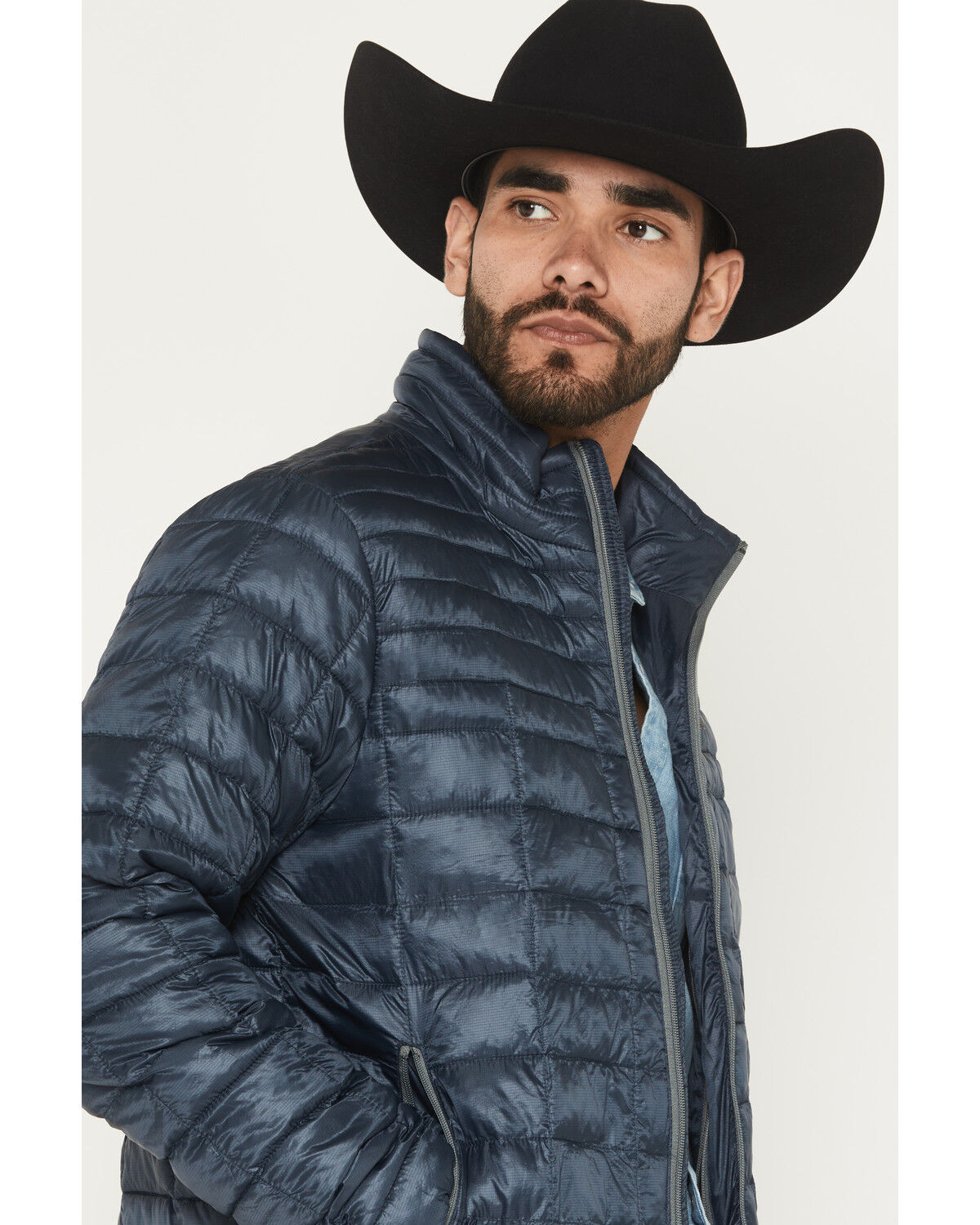 Image #2 - Resistol Men's Cold Bloq Puffer Jacket, Blue, hi-res