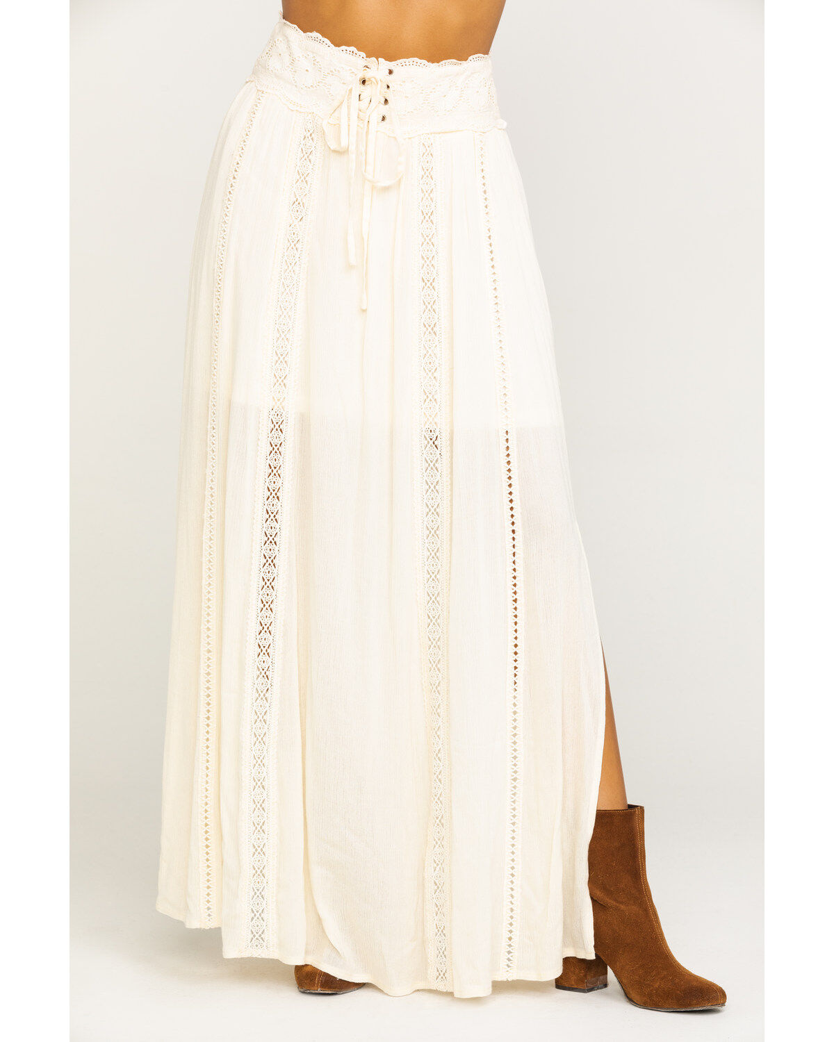 Image #1 - Shyanne Women's Tie-Off Corset Maxi Skirt , , hi-res