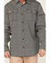 Hawx Men's FR Plaid Print Woven Long Sleeve Button Down Work Shirt - Tall, Navy, hi-res