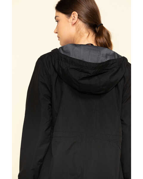 Image #5 - Carhartt Women's Black Rain Defender Nylon Coat  , , hi-res