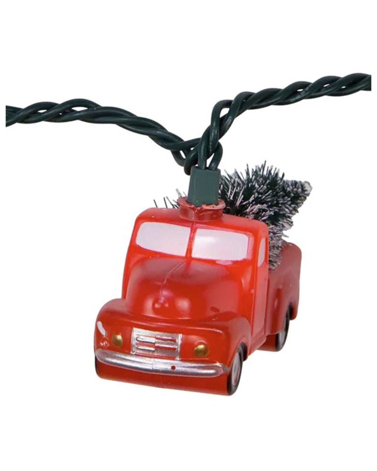 Image #2 - Kurt Adler 9' UL 10L Red Pick-Up Truck Light Set, Multi, hi-res