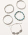 Image #1 - Idyllwind Women's Western Buckle Bracelet Set - 5 Piece, Silver, hi-res
