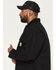 Image #2 - Carhartt Men's Loose Fit Firm Duck Insulated Traditional Coat, Black, hi-res