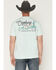 Image #3 - Hooey Men's Hooey Hills Short Sleeve Graphic T-Shirt, Aqua, hi-res