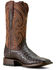 Image #1 - Ariat Men's Callen Exotic Caiman Belly Western Boots - Broad Square Toe, Chocolate, hi-res