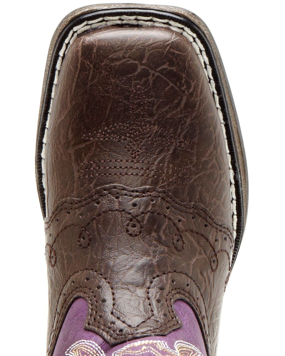 Image #6 - Durango Little Girls' Western Boots - Square Toe, , hi-res
