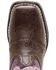 Image #6 - Durango Little Girls' Western Boots - Square Toe, , hi-res