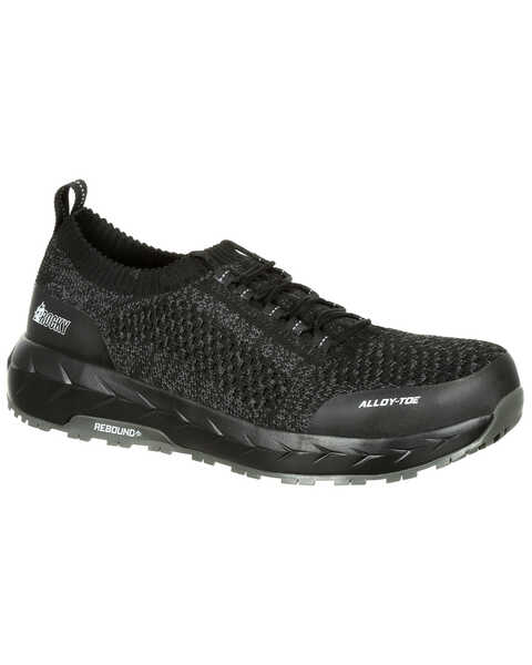 Image #1 - Rocky Men's WorkKnit LX Athletic Work Shoes - Alloy Toe, , hi-res