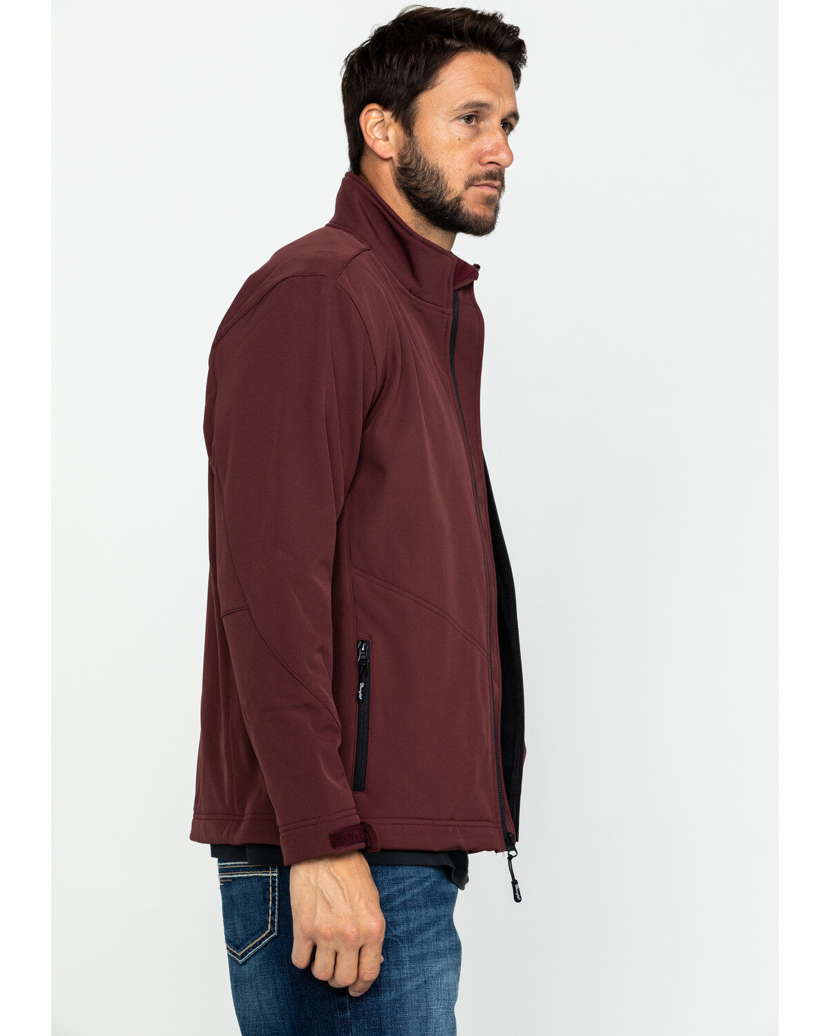 Image #3 - Wrangler Men's Trail Fleece Lined Zip Front Jacket , , hi-res