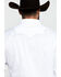Image #5 - Rock 47 By Wrangler Men's White Solid Long Sleeve Western Shirt , , hi-res
