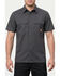 Image #1 - Strauss Men's E.S. Iconic Short Sleeve Button-Down Work Shirt, Grey, hi-res