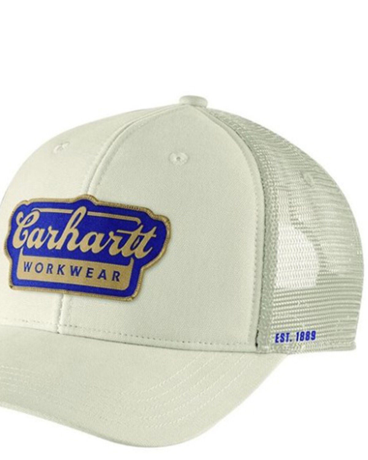 Carhartt Men's Script Patch Ball Cap, Cream, hi-res